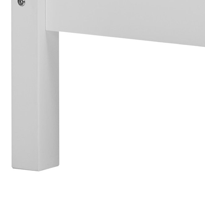 Ursina Bed Frame, White, Double (4'6)