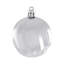 Boules de Noël rayées incassables et incassables - 2,25 po (58 mm) - 60 carats