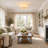 Velmora 3-Light Dimmable Drum Fabric Flush Mount Ceiling Light