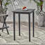 Table de bar d'extérieur carrée en bois-563487576