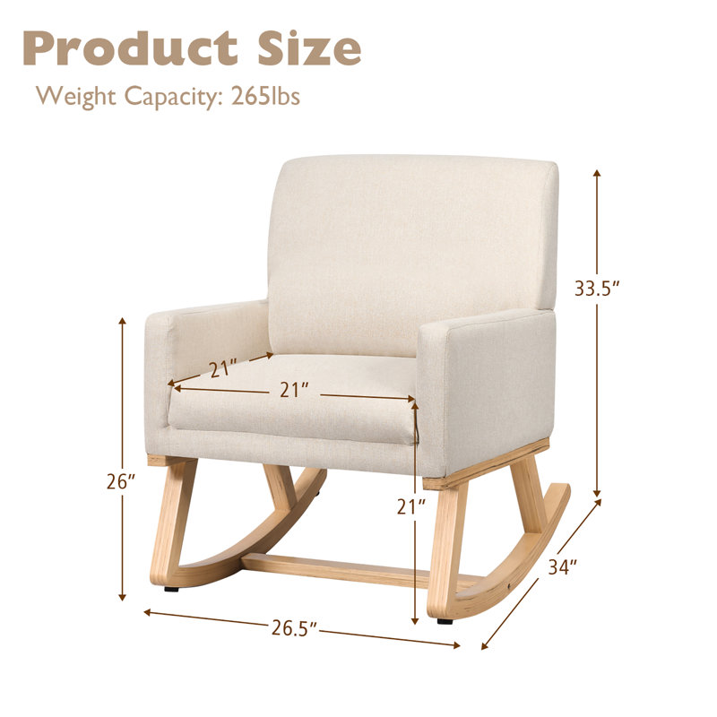 Chaise berçante Ingber