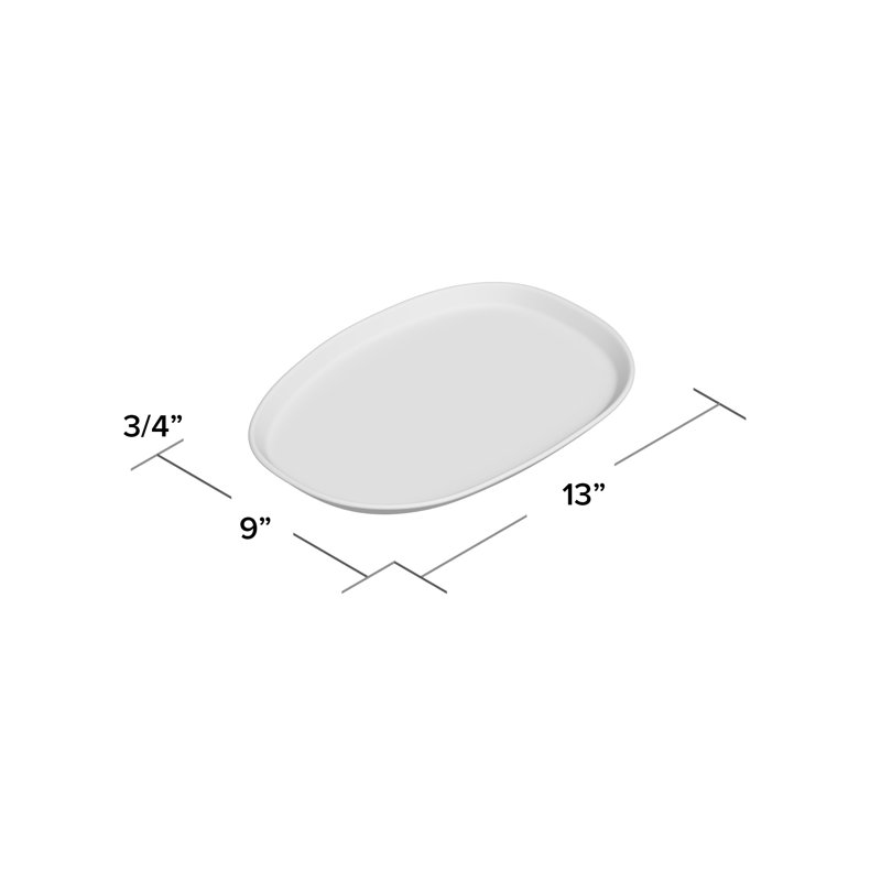 Assiette plate Artefact® 13 po, Frêne