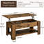 Lift Top Four Leg Coffee Table with Storage-1273407212-1219186385