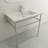 BOCCHI Ravenna 18.7 " Fireclay Rectangular Bathroom Sink and Overflow Hole-90558845-94265138
