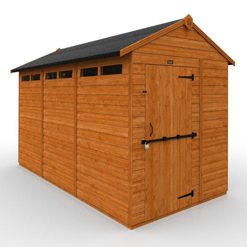12x6w TigerFlex® Shiplap Apex Security Shed