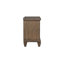 Ensemble de chambre à coucher en bois 5 pièces avec table de chevet 2 pièces Gurkamal, brun moka-900267841