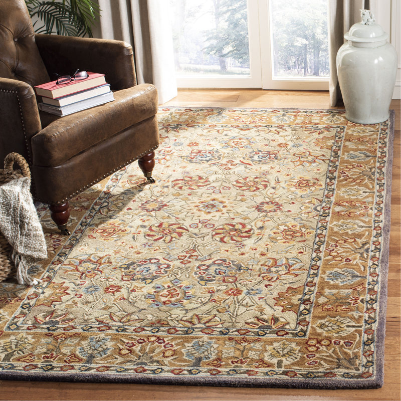Tapis en laine touffeté à la main Tingley