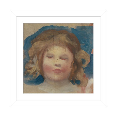 La nièce de l'artiste, 1849 - reproduction d'art mural - papier d'art encadré
