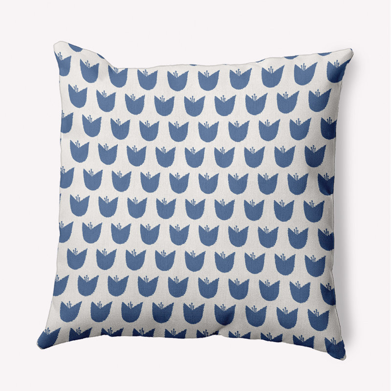 Housse et insert de coussin en polyester Breeland, Bleu cadet, 16 po x 16 po, Bas