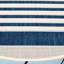 Tapis intérieur / extérieur rayé bleu marine / beige Arneshia-399005967