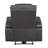 Demetrial Faux Leather Power Reclining Home Theater Seat with Cup Holder