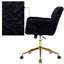 Chaise de bureau moelleuse en fausse fourrure de lapin-501967467