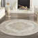 Burnie Oriental Ivory/Beige Area Rug