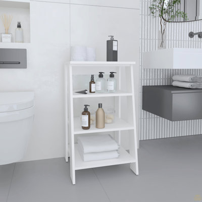 Armoire à linge H 29,7 po, quatre tablettes