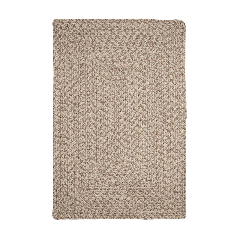 Tapis intérieur / extérieur brun clair en polypropylène de couleur unie 5 pi x 8 pi Brashears