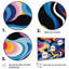 «Organic Colorful Delights I», reproduction d'art abstrait, ensemble d'art mural-1275265291-1275265289