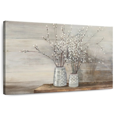 Pussy Willow Still Life With Designs