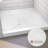 36" W × 36" D Acrylic Shower Base Single Threshold for Alcove Installation with Rectangular Drain Cover