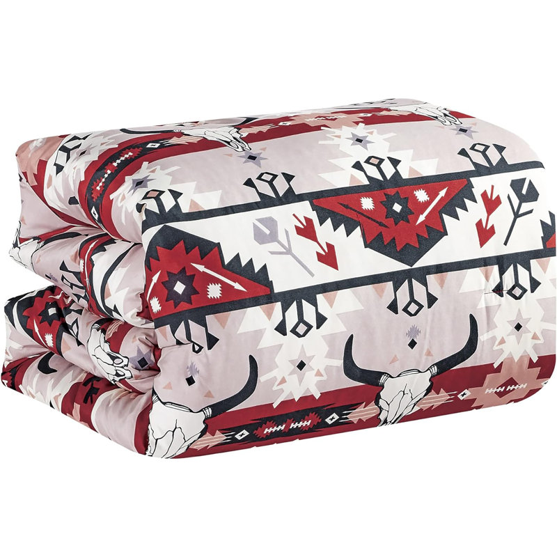 Ensemble d'édredon en polyester , Édredon pour grand lit + 2 taies décoratives pou