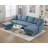 Fleurine Upholstered L-Shaped Sectional Reversible-1878104329