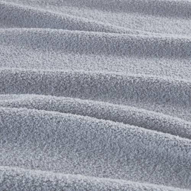 Couverture douce et confortable, Gris, Double