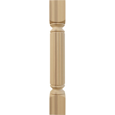Raymond Reeded Cabinet Column (Top Block: 6")