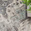 Tapis gris en polypropylène American Manor-458724251