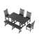 Aleera Rectangular 6 - Person 71" Long Dining Set