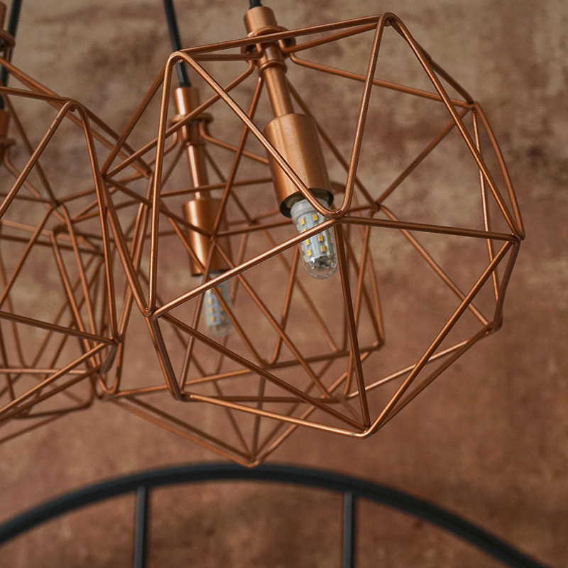Bludovice 5 - Light Cluster Pendant, Copper
