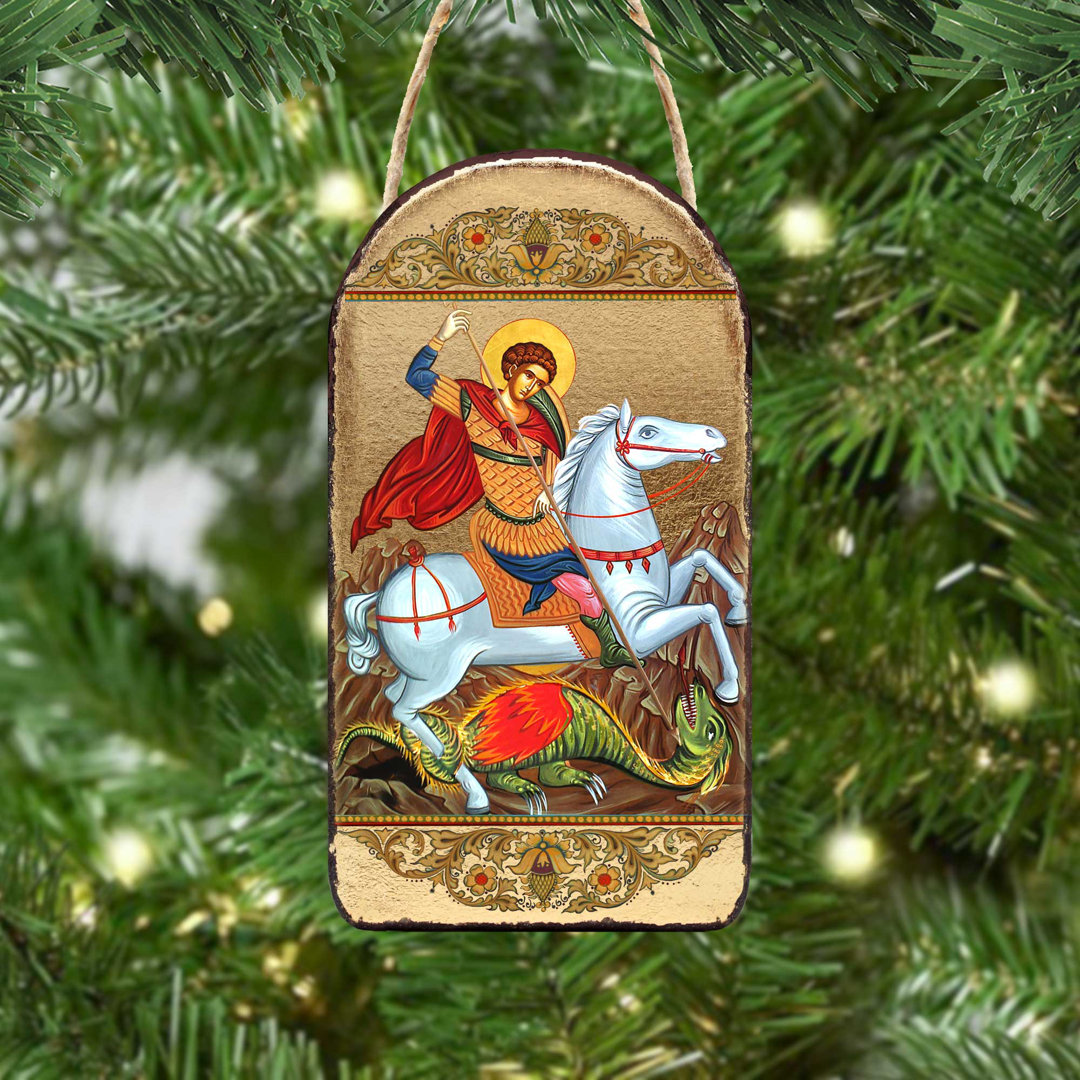 5'' Handmade Wood Shatterproof Photo Ornament The Holiday Aisle®