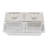 Fruit Pan Large Stainless Steel Pan Food Storage With Acrylic Lids And Water-Filtering Gaskets