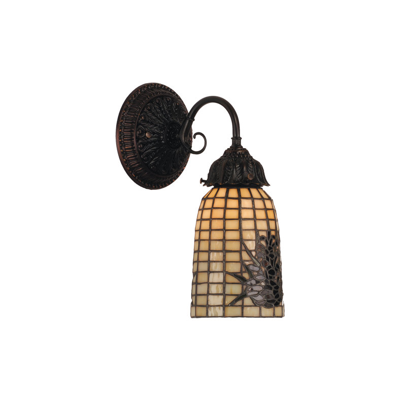 Appliquee à bras bronze 1 lumières