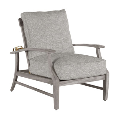 Croquet Teak Patio Chair with Cushions