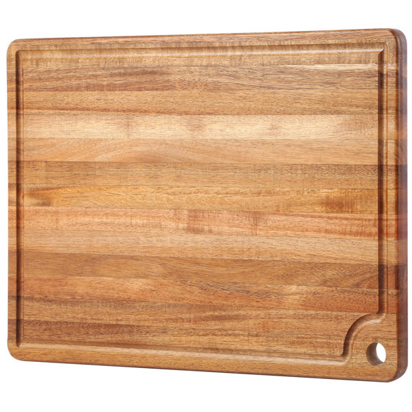 Tail Handled Acacia Wood Cutting Board One of Each