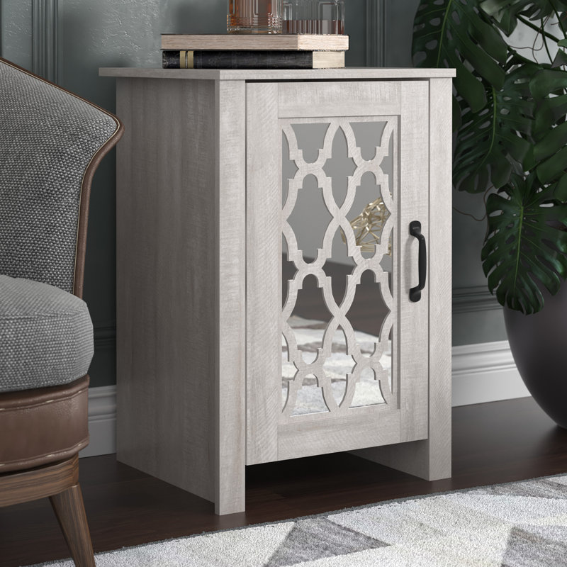 Chessani Accent End Table, Dusty Gray Oak