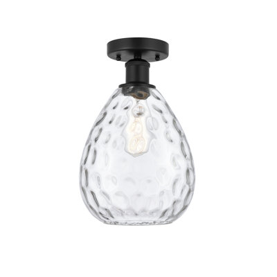 Oceanne Glass Semi Flush Mount