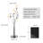 6 - Light 22.05" Novelty LED Table Lamp