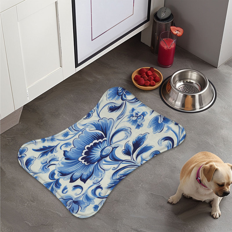 Ornate Tiles - Tapis d'alimentation en os 1 pièce, 18"