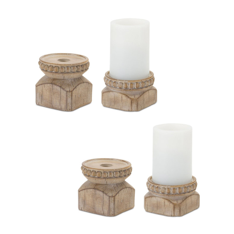 2.5'' H Polyresin Tabletop Pillar