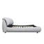 Queen Size Luxury Upholstered Platform Bed With Oversized Padded Backrest And Solid Wood Frame,Suitable For Multiple Heights Of Mattresses-1442843472-1442843474