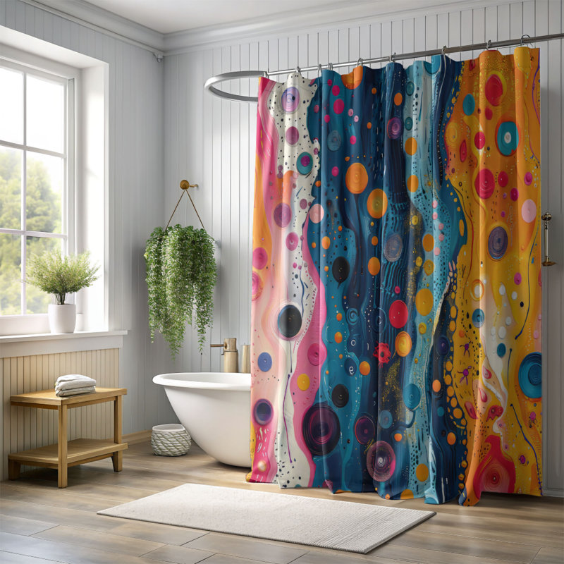 Rideau de douche Bold Design - Premium, H 74 po x l 71 po