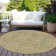 Machine Washable Indoor/Outdoor Cicel ACN1131 Orange Rug