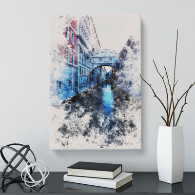 Bridge of Sighs in Venice Italy - Wrapped Canvas