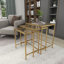 Table gigogne en verre Radner
