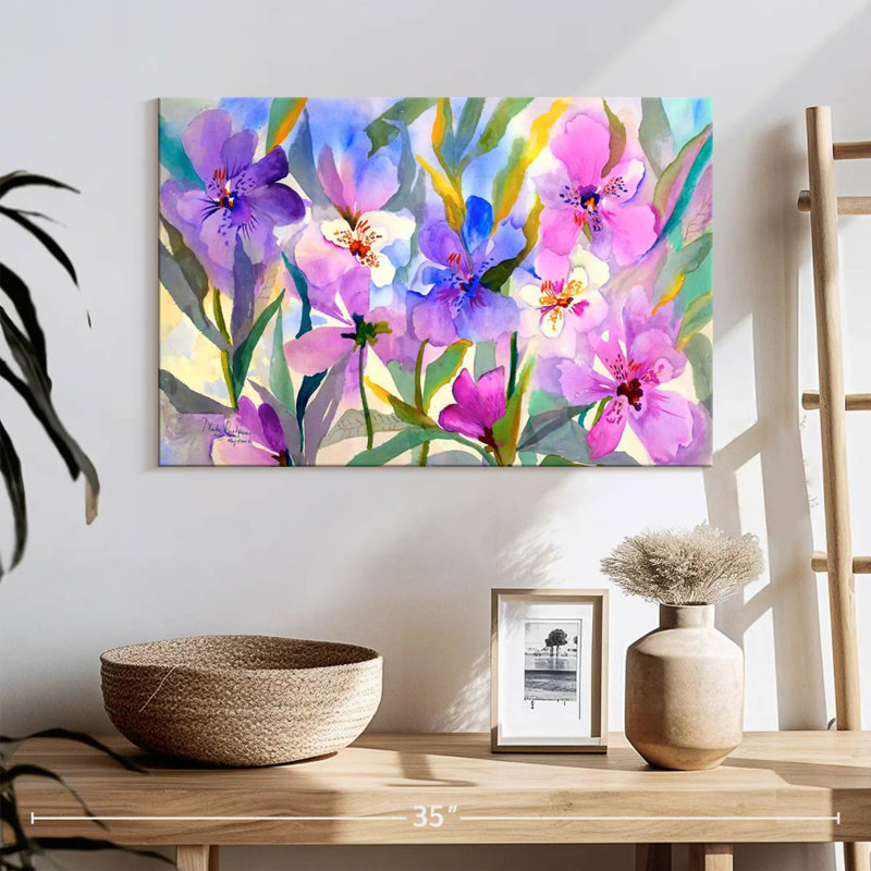 Harnek Iris Fields, 16" H x 24" W