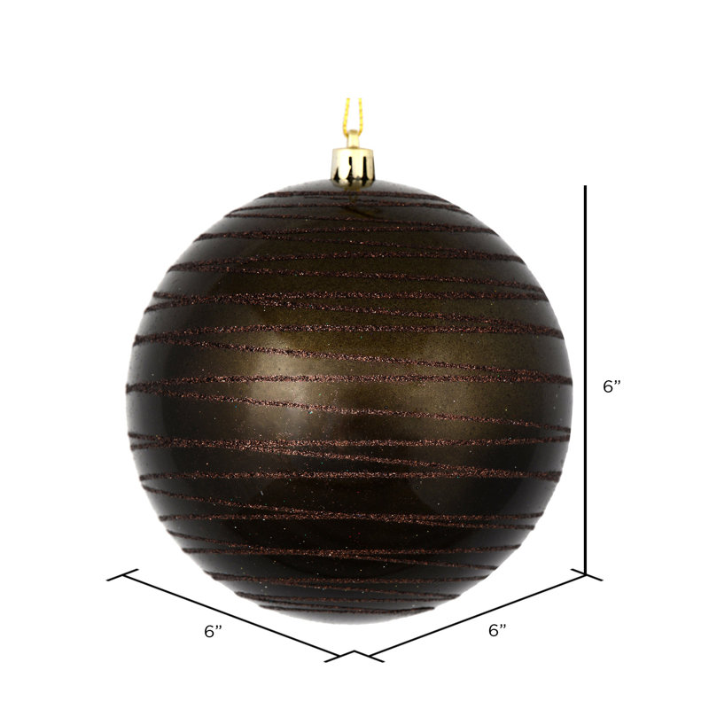 Ornement boule de bonbon, Bronze