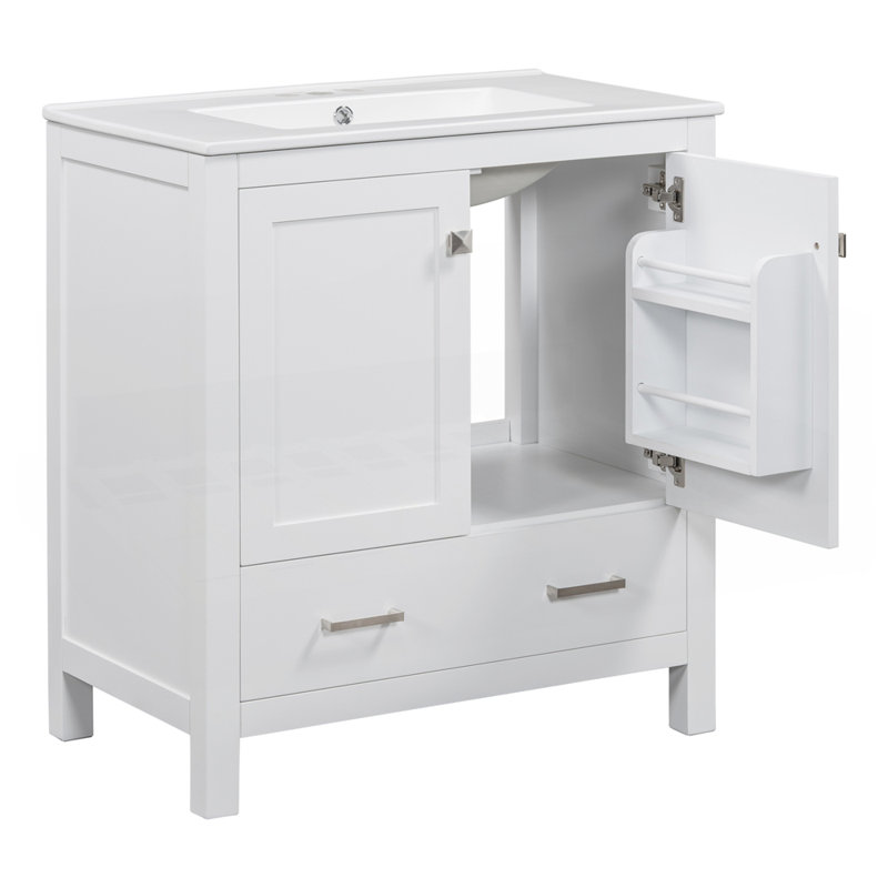 Ensemble de meuble-lavabo double 60 po (séparé) 60 ", White
