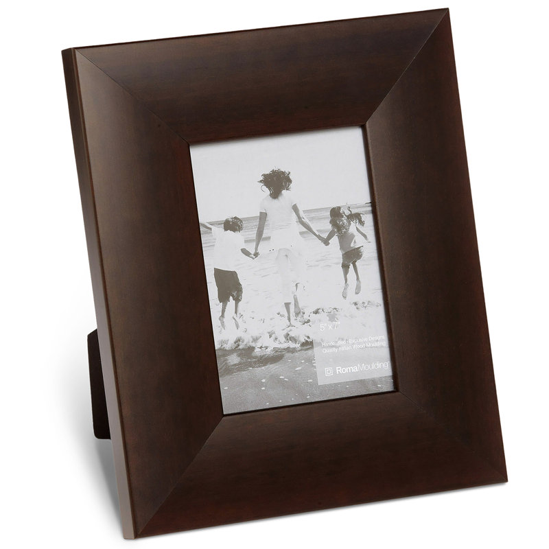 Ramino Wood Picture Frame, 4" x 6", Brown