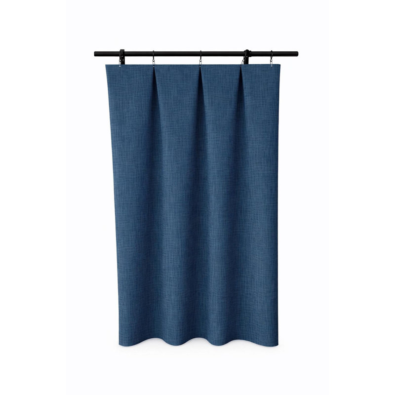 Panneaux de rideaux en coton bleu marine, l 50 po x L 60 po