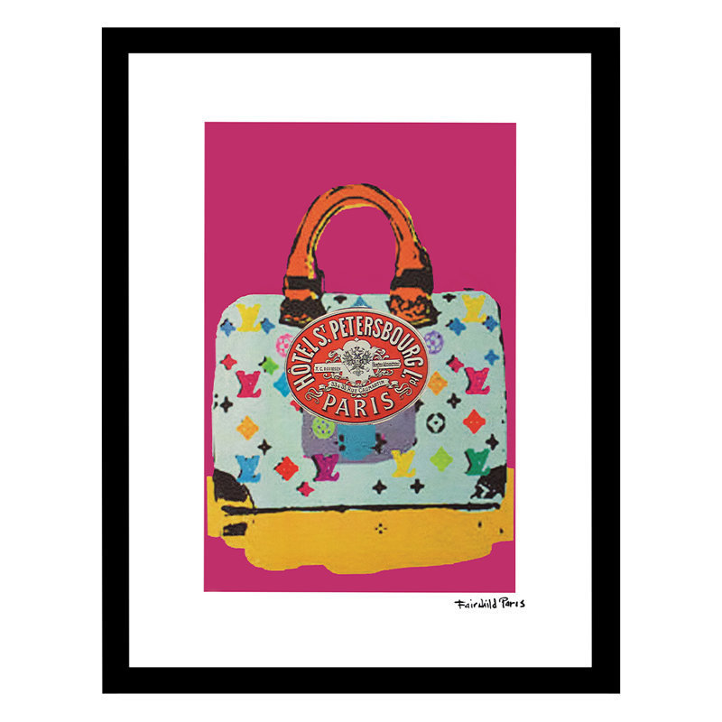 Impression encadrée de sac à main High Fashion Designer